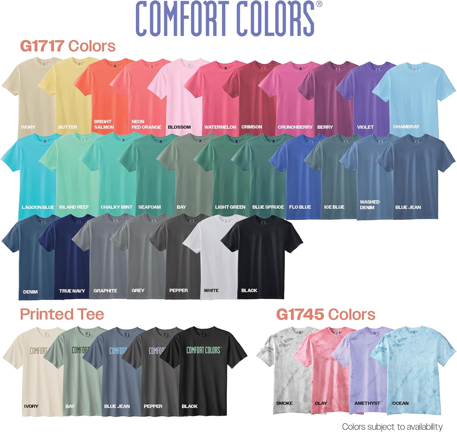 Comfort Colors Adult Unisex Short Sleeve T Shirt